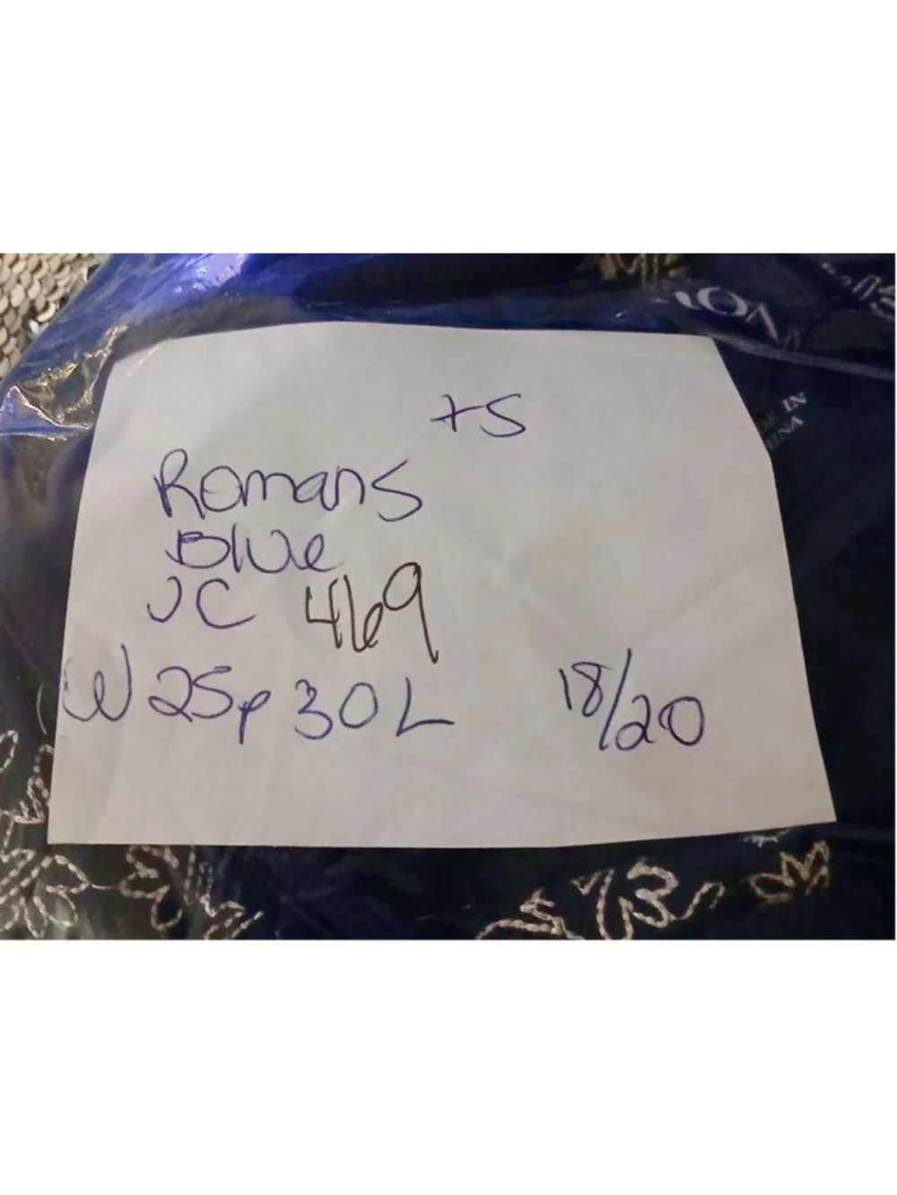 Roaman's Women's Blue Embroidered Cold Shoulder Top 18/20 L JC469